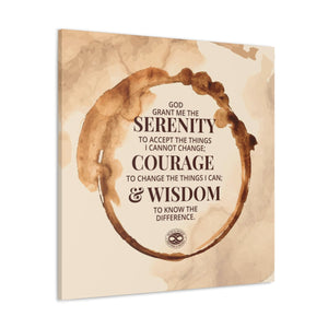 'Serenity Prayer' Mental Health Poster Wall Decor