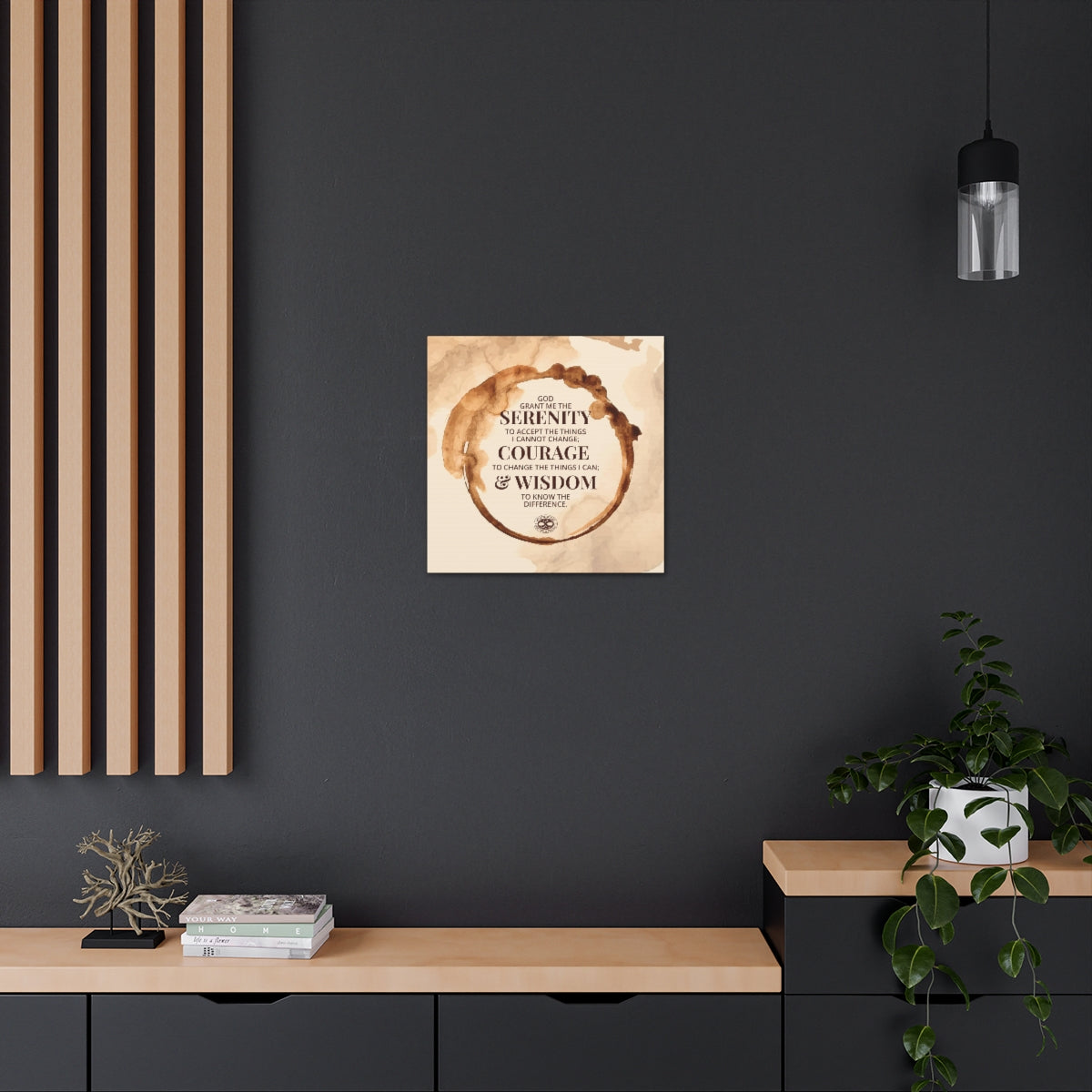 'Serenity Prayer' Mental Health Poster Wall Decor