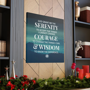 Serenity Prayer Canvas Art - Embrace Possibility with Infinite Soldier + Free Shipping