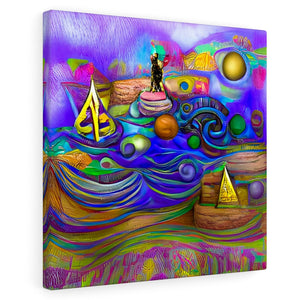 UnityInColor I am a peaceful warrior infinity 3D colorful seascape landscape