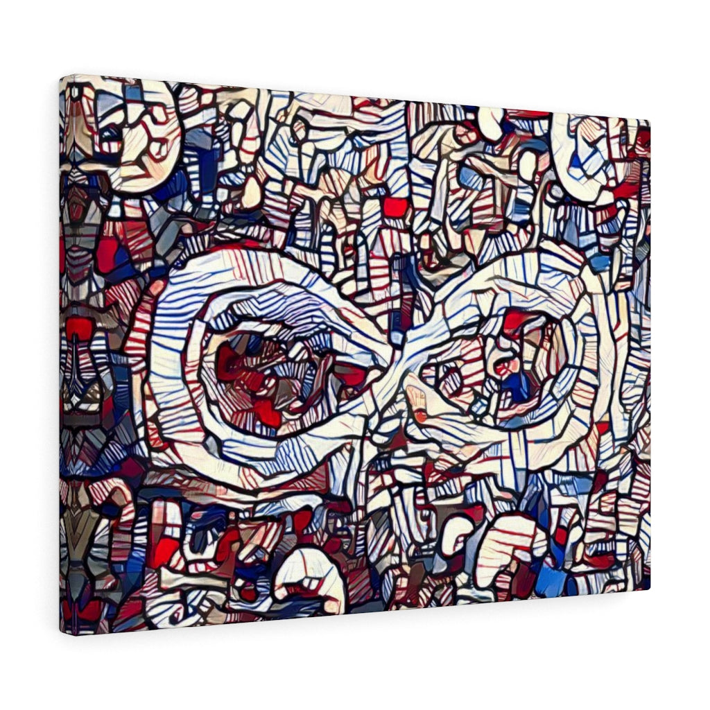 Infinite Galaxy Dubuffet Inspired Wall Art, Canvas Art, Wall Decor, Wall Art, Artistic Painting, Stars and Galaxy Picture, Watercolors