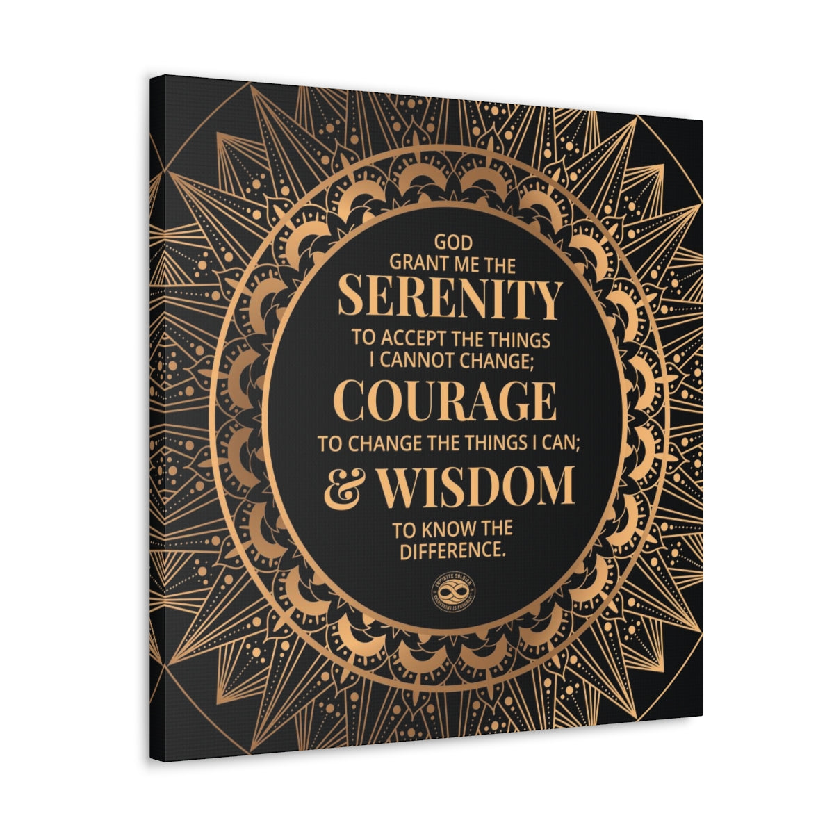 Serenity Prayer Canvas Poster Print