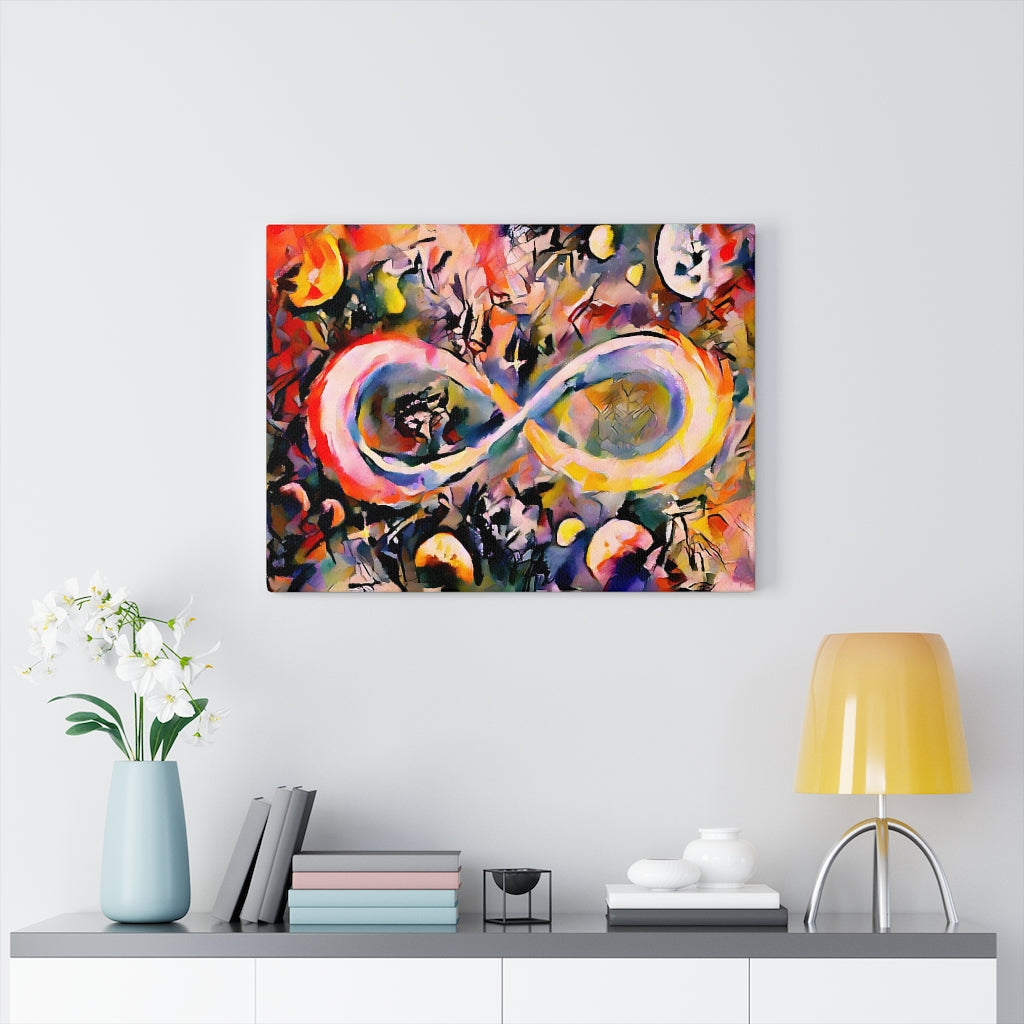 Infinite Galaxy Kandinsky Inspired Canvas Art, Abstract, Wall Art, Wall Decor,  Artistic Painting, Canvas Poster, Digital Artwork, Art Print