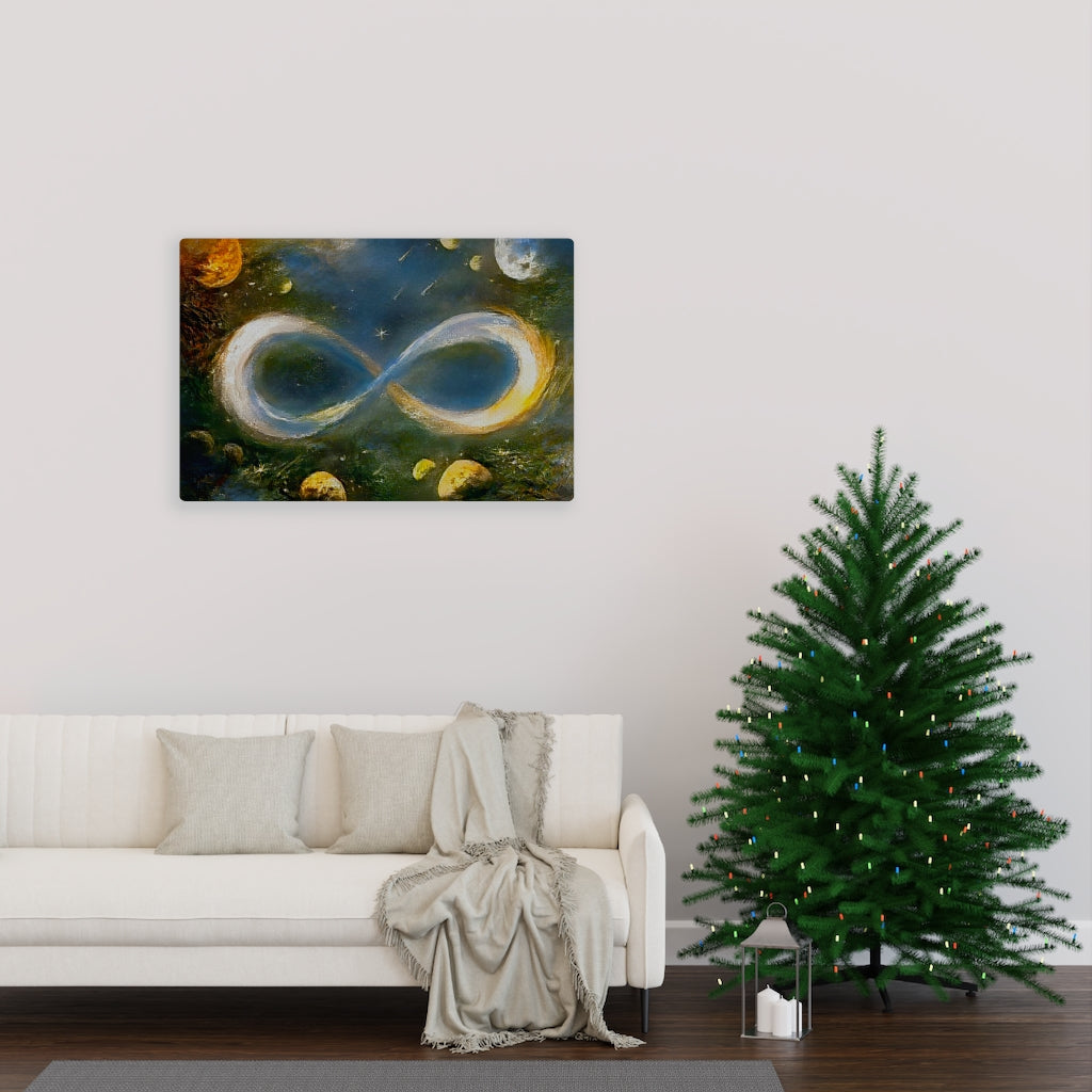 Infinite Galaxy -Beautiful Universe Infinity Inspired Canvas Wall Decor,  Canvas Prints, Art, Wall Decor, Painting, Space Art, NASA