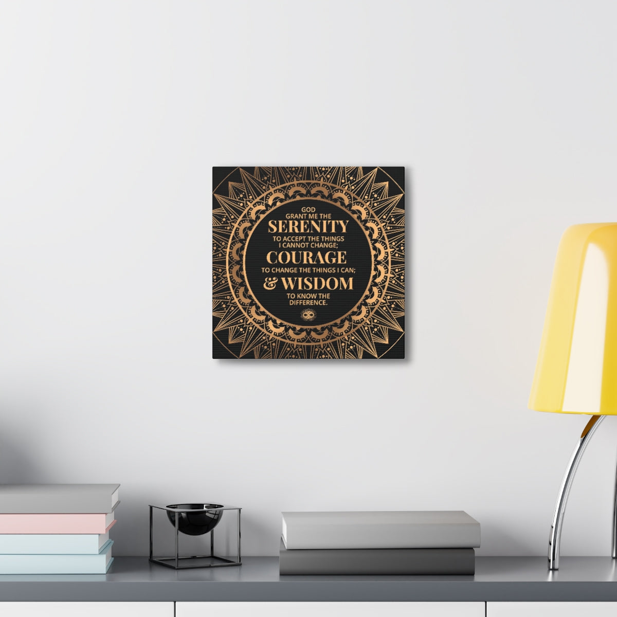 Serenity Prayer Canvas Poster Print
