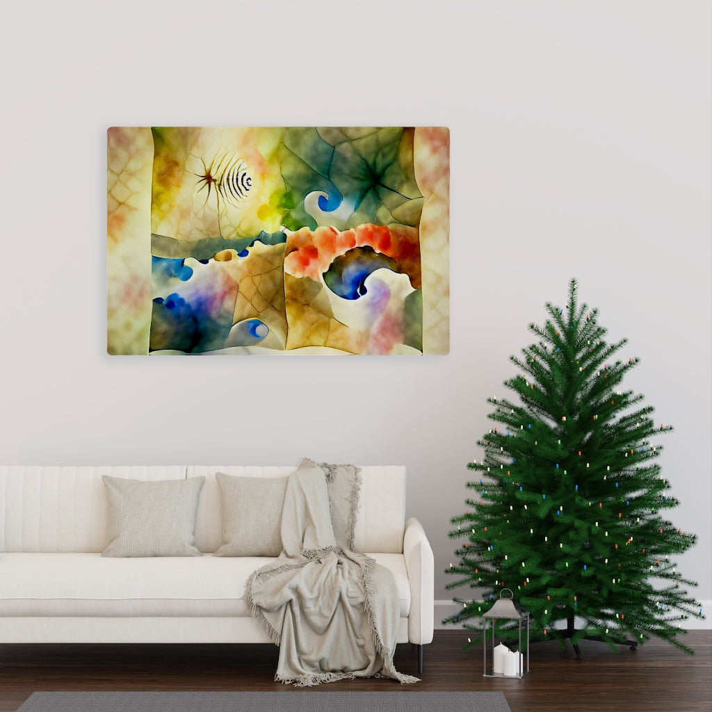 Welcome to my fractal mind minimalist beautiful watercolor