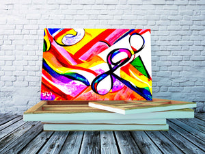 'Infinite Above' Abstract Modern Art - Elevate Your Space | Infinite Soldier
