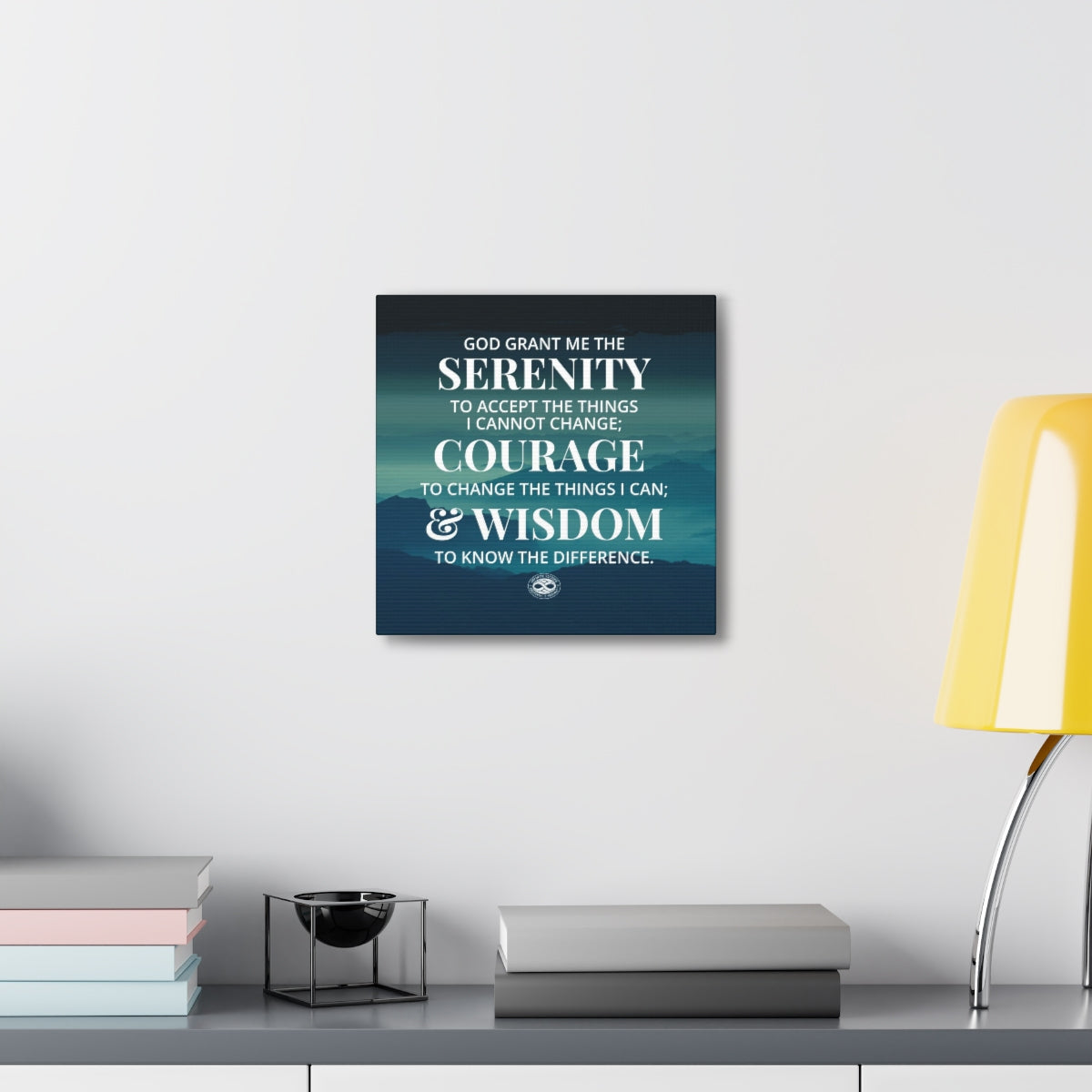 Serenity Prayer Canvas Art - Embrace Possibility with Infinite Soldier + Free Shipping