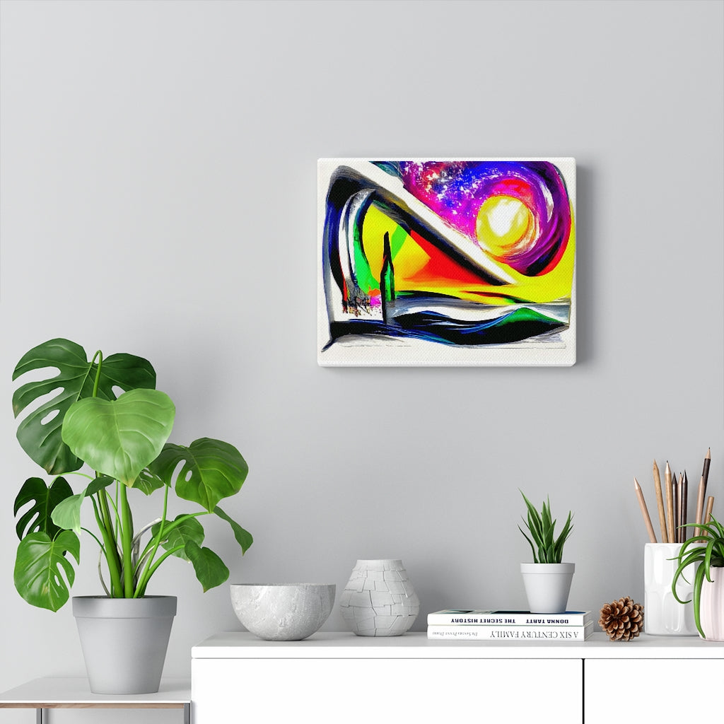 I'll Take You Away - Canvas Wall Art,  Detailed Painting Modern Art Digital Art Infinity concept art