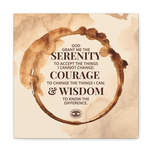 'Serenity Prayer' Mental Health Poster Wall Decor