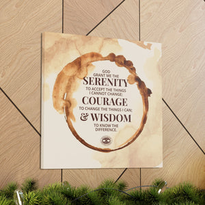 serenity prayer mental health wall art