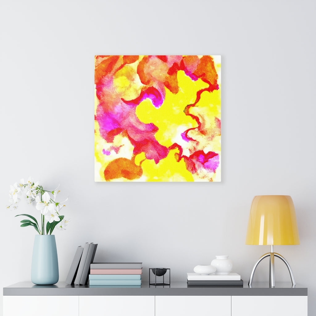 I Am Dreaming A Beautiful Fractal psychedelic watercolor abstract