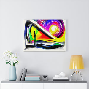 I'll Take You Away - Canvas Wall Art,  Detailed Painting Modern Art Digital Art Infinity concept art