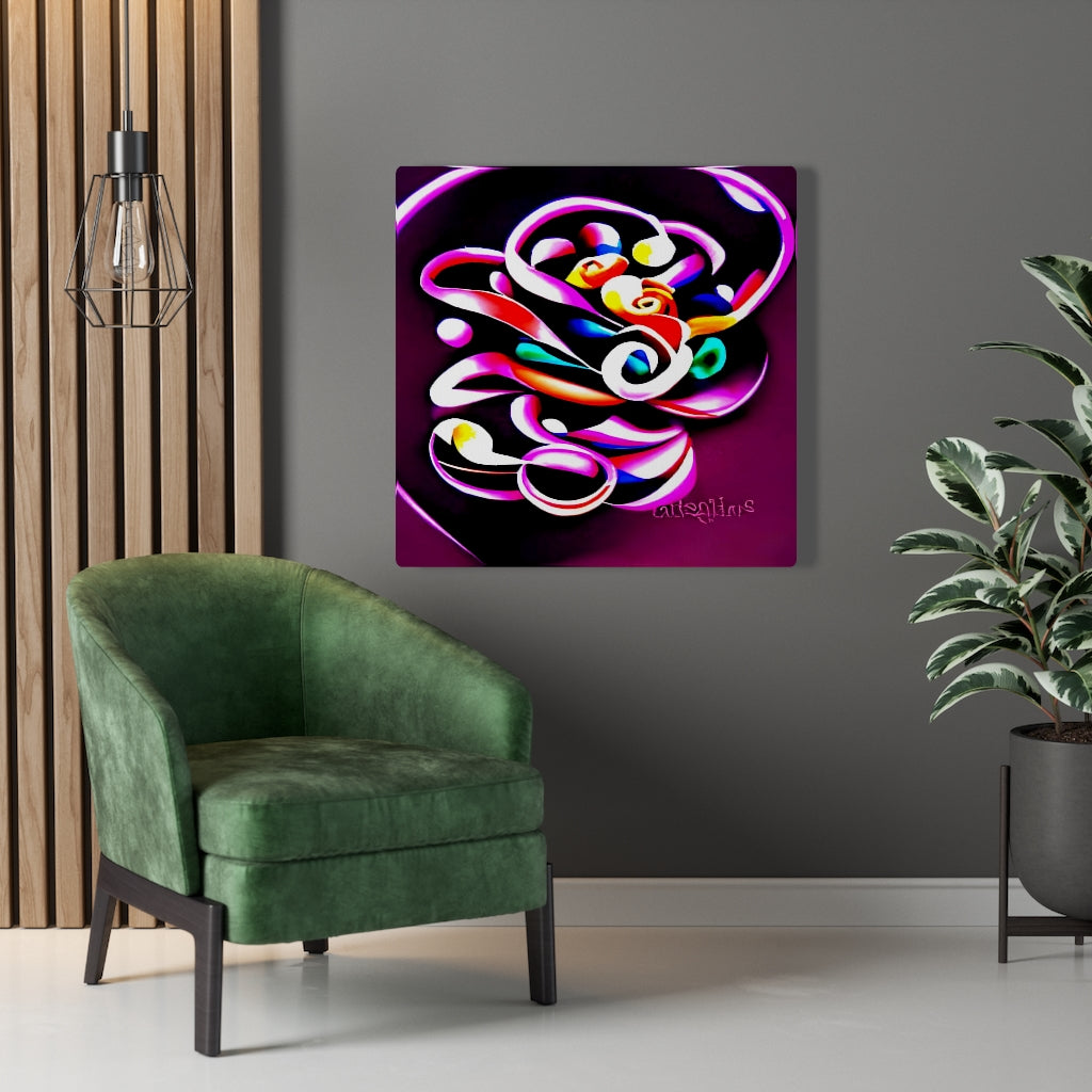 Insanity is doing the same thing over and over again renaissance painting street art modern art quilling fractal space glowing neon