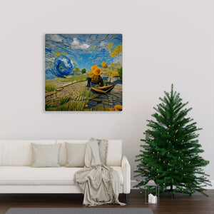 Surreal Infinity Artistic Canvas Painting Wall Decor Poster Print Canvas Art Print Canvas Painting Large Wall Art Oil Painting Canvas Print