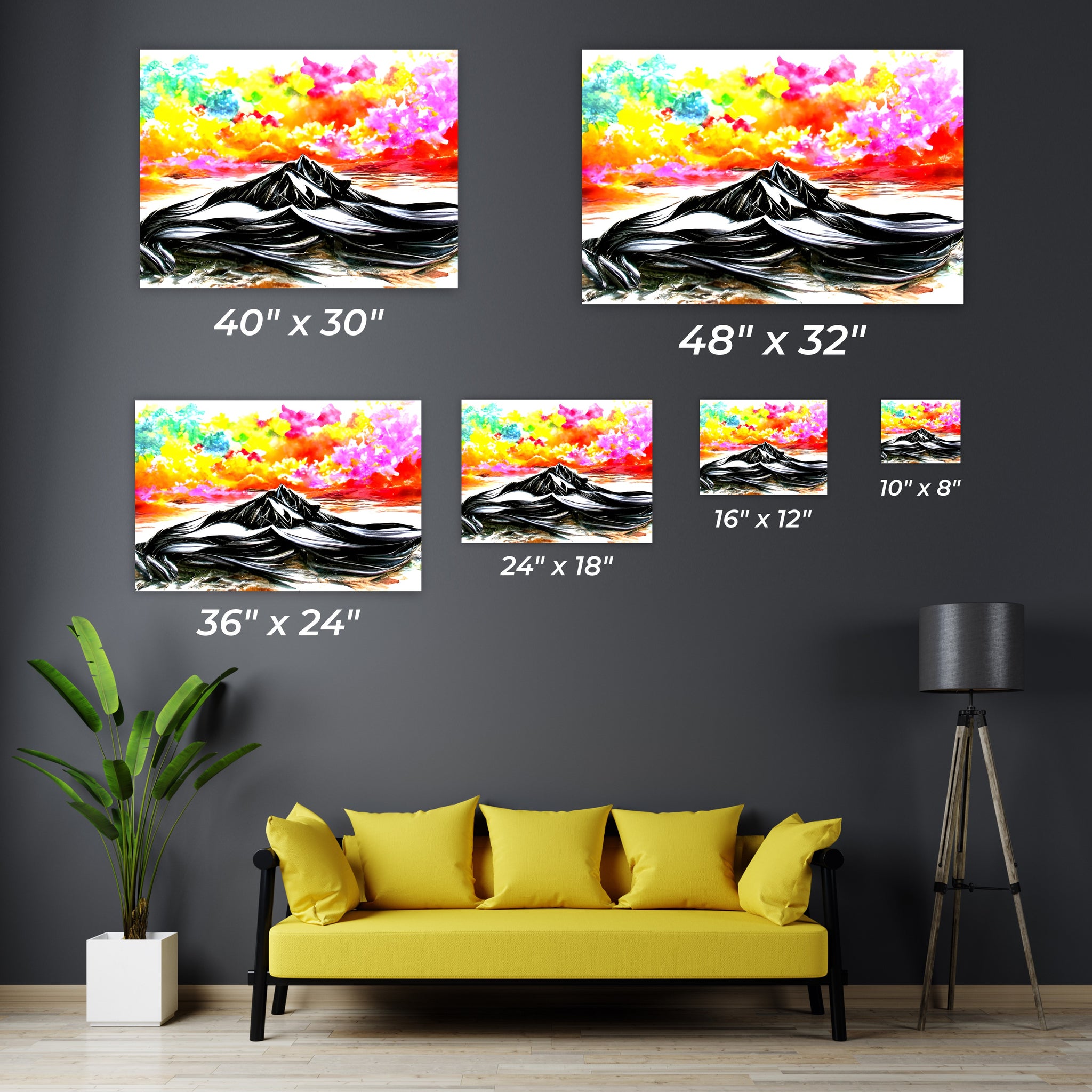 I'll Take You Away - Canvas Wall Art,  Detailed Painting Modern Art Digital Art Infinity concept art