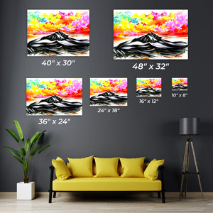 I'll Take You Away - Canvas Wall Art,  Detailed Painting Modern Art Digital Art Infinity concept art
