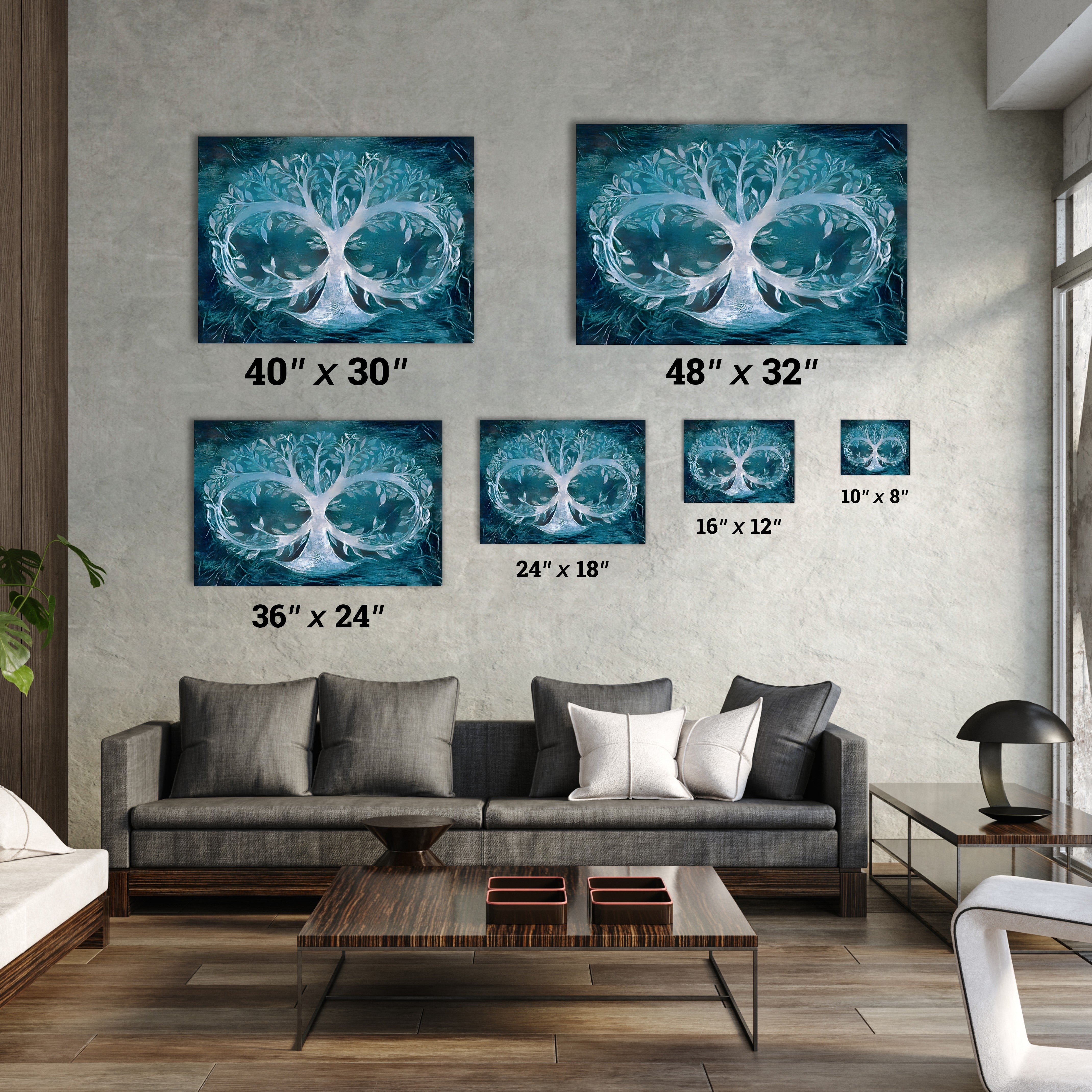 Infinite Galaxy Eko Från Skilda Horisonter Inspired Wall Art, Canvas Art, Wall Decor, Wall Art, Artistic Painting, Stars and Galaxy Picture