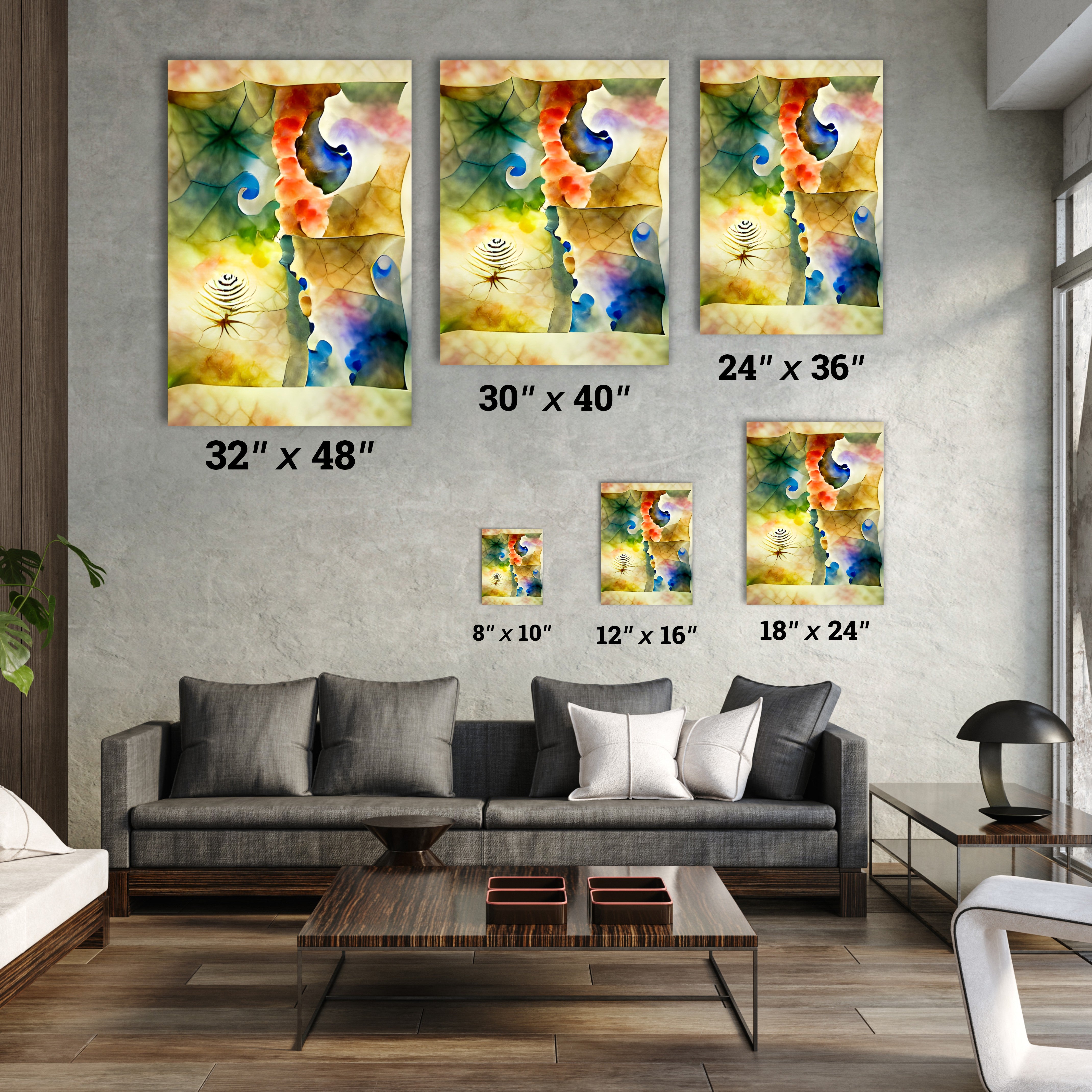 Welcome to my fractal mind minimalist beautiful watercolor