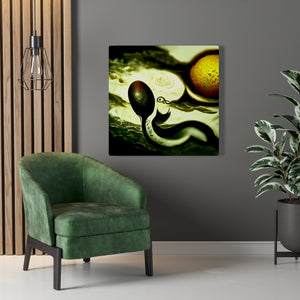 Sperm Meets Egg  street art seascape