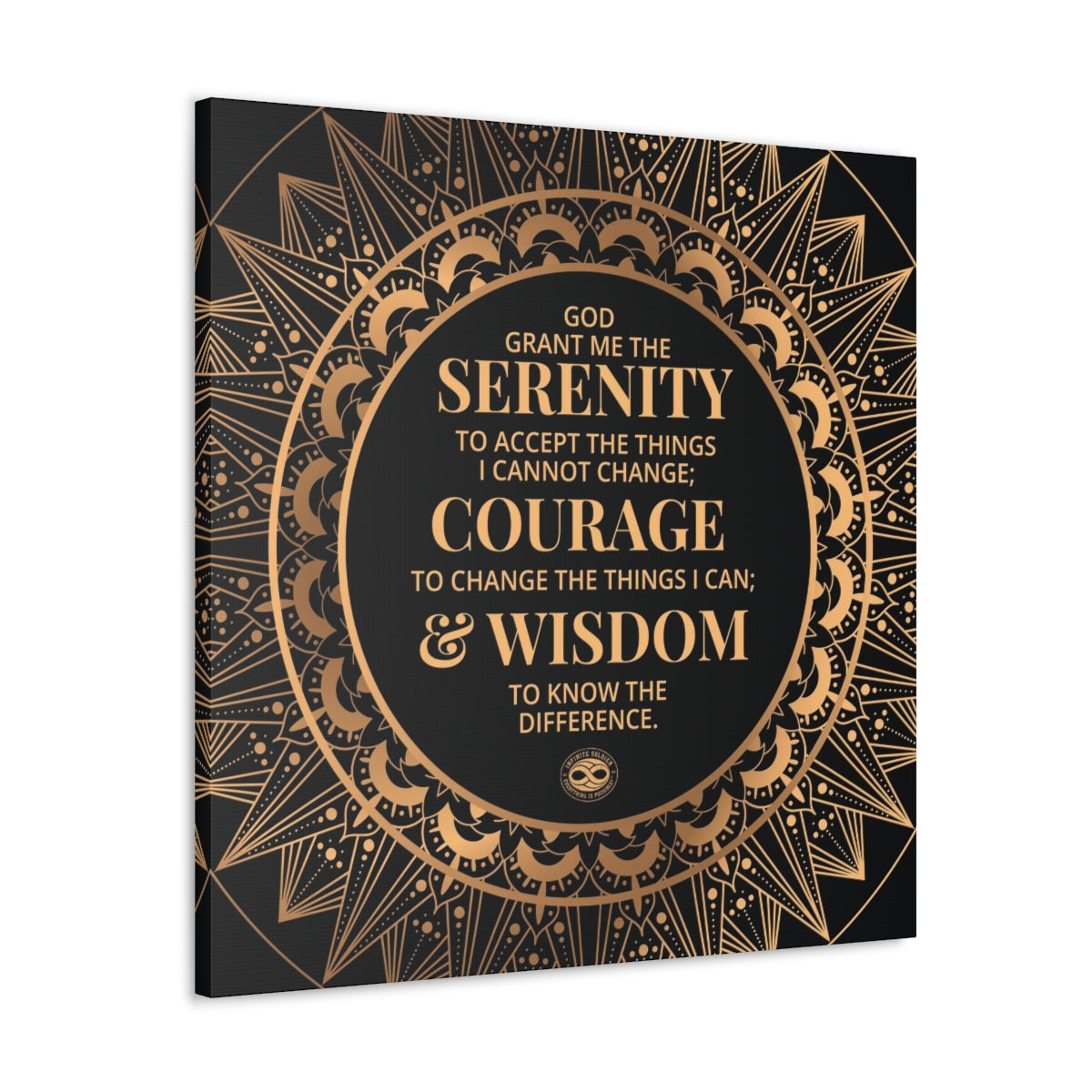 Serenity Prayer Canvas Poster Print