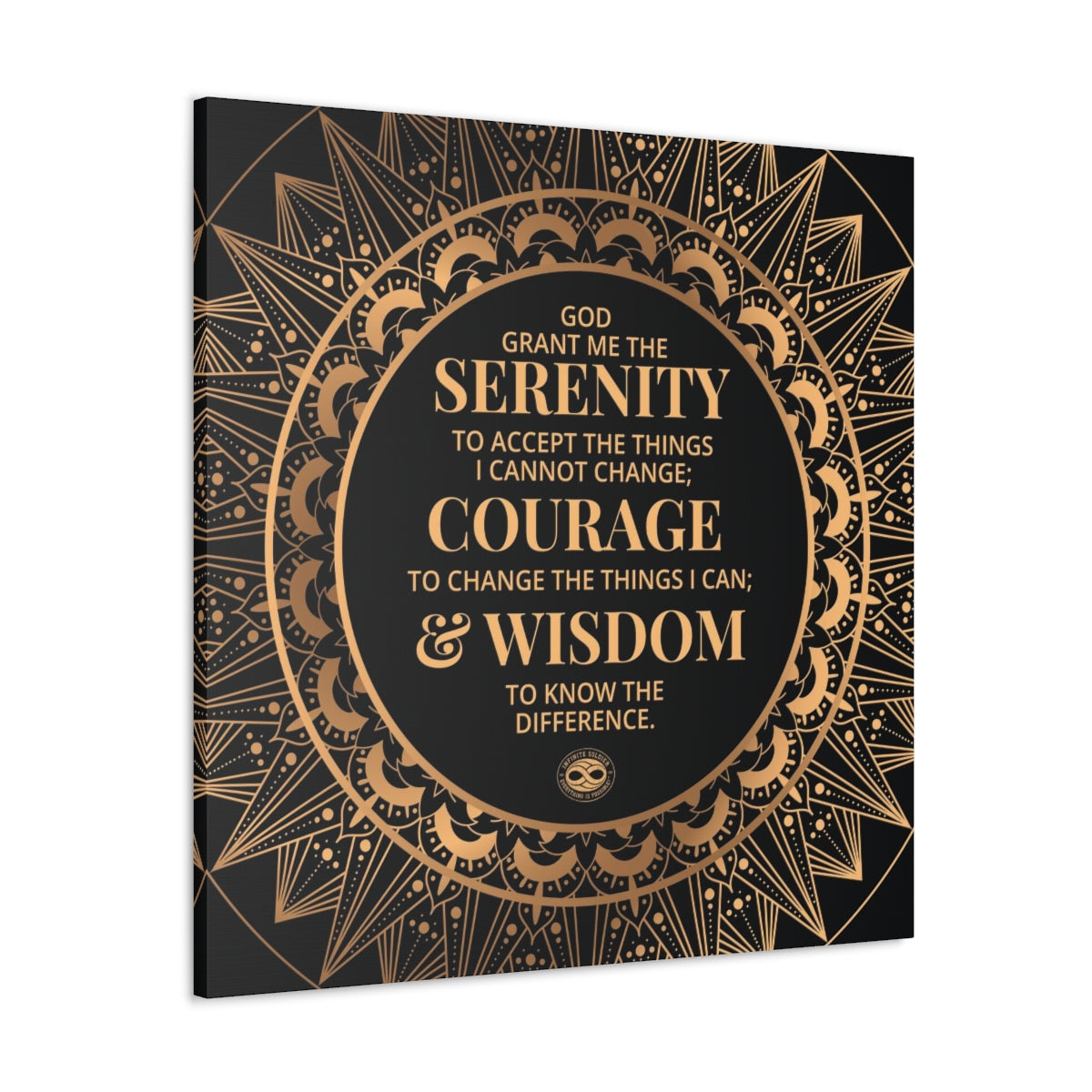 Serenity Prayer Canvas Poster Print