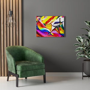 dove flying above a rainbow abstract art modern art wet romanticism hyperdetailed geometric abstract art pointillism