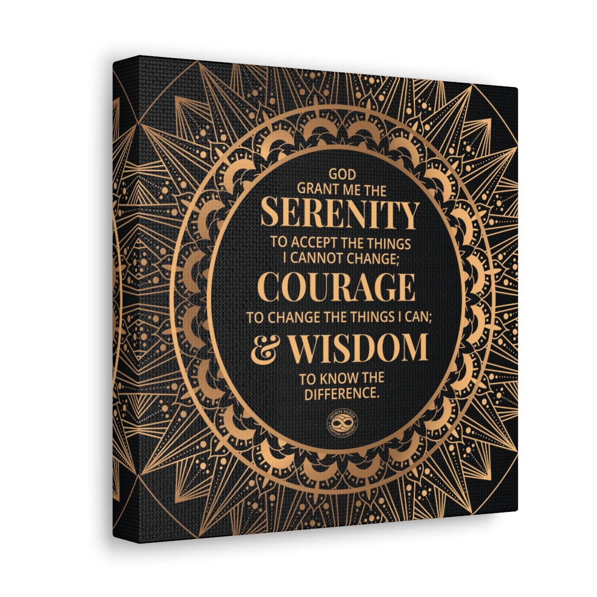 Serenity Prayer Canvas Poster Print