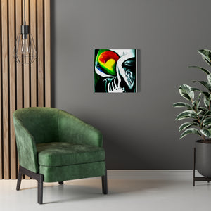 Death does not part, only the lack of love infinity charcoal drawing acrylic art airbrush art colourful