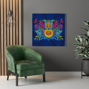 Motivational Canvas Poster - Hamsa Infinity Love