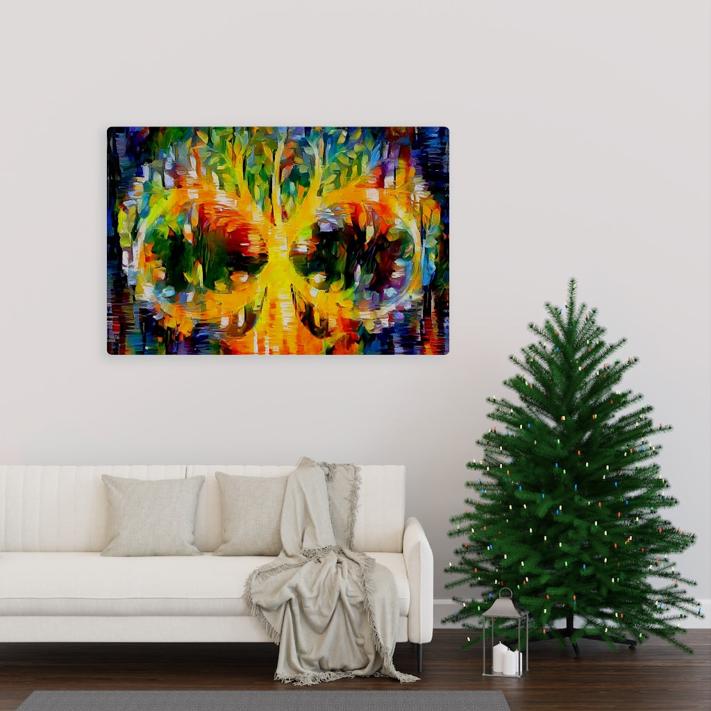 Colorburst Artistic Infinite Tree Of Life Wall Art, Canvas Painting, Infinity, Fine Canvas Print, Wall Decor, Digital Art, Family Canvas