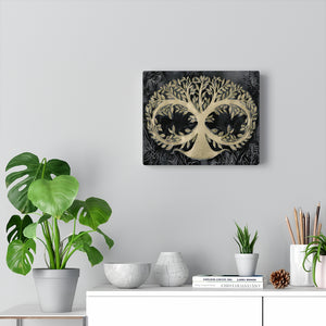 Infinity 'Tree Of Life' Black Chrome Wall Art
