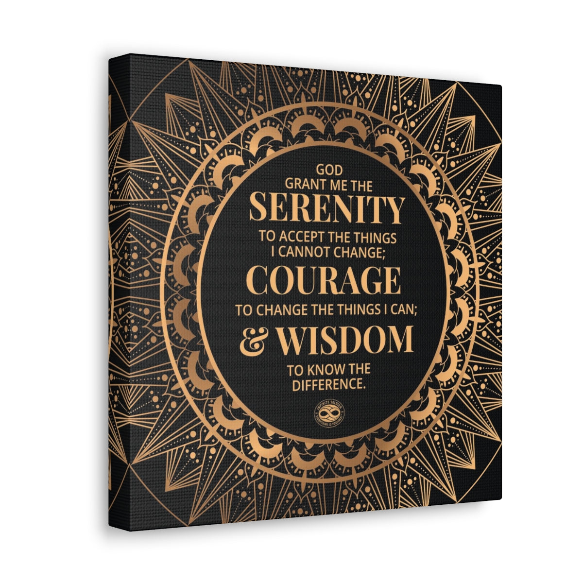 Serenity Prayer Canvas Poster Print