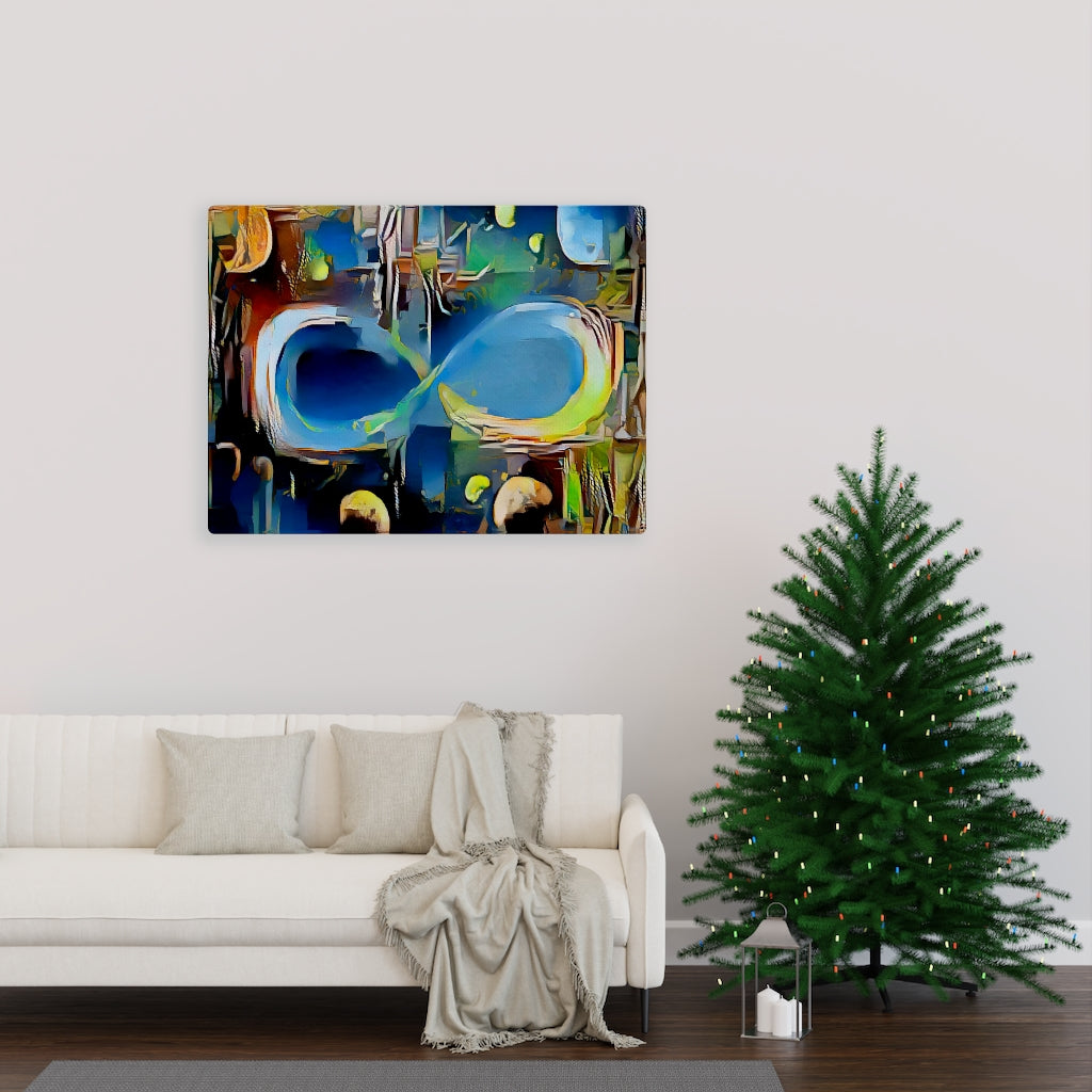 Infinite Galaxy Eko Från Skilda Horisonter Inspired Wall Art, Canvas Art, Wall Decor, Wall Art, Artistic Painting, Stars and Galaxy Picture