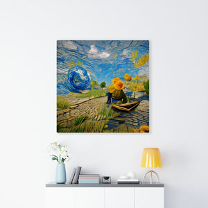 Surreal Infinity Artistic Canvas Painting Wall Decor Poster Print Canvas Art Print Canvas Painting Large Wall Art Oil Painting Canvas Print