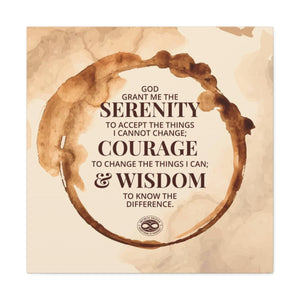 'Serenity Prayer' Mental Health Poster Wall Decor