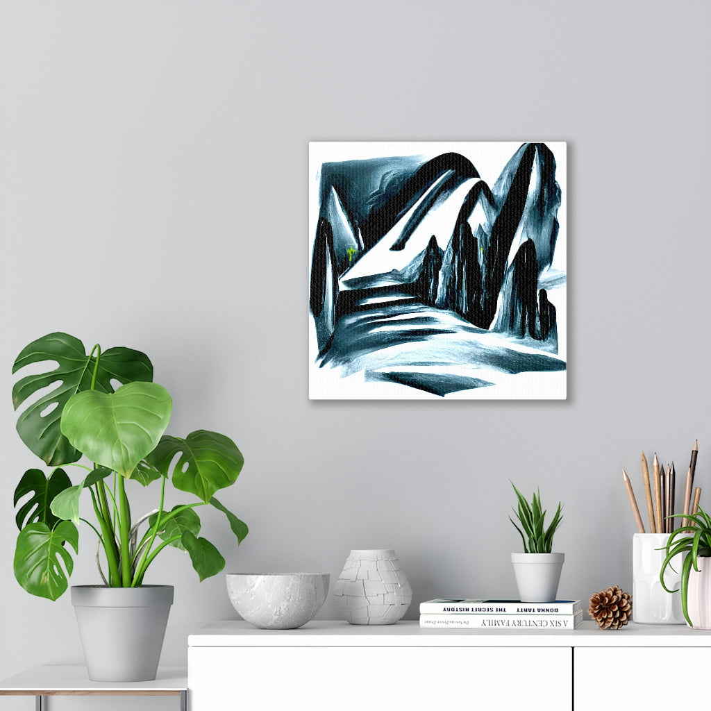 Slide down infinite mountains infinity surrealism matte vibrant colors swirls