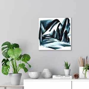 Slide down infinite mountains infinity surrealism matte vibrant colors swirls
