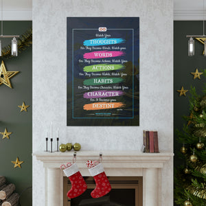 Buddhist Quote Motivational Canvas Poster | Infinite Soldier