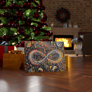 Infinite Galaxy Abstract Expressionist Painting Infinity Wall Art, Canvas Art, Wall Decor, Wall Art, Painting, Stars and Galaxy