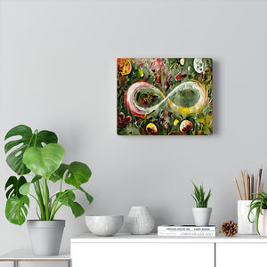 Infinite Galaxy Ernst Haeckel's Orchid Inspired Canvas Wall Art, Floral Pictures, Flower Art, Wall Decor,  Painting,  Sr, Digital Artwork