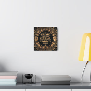 Serenity Prayer Canvas Poster Print