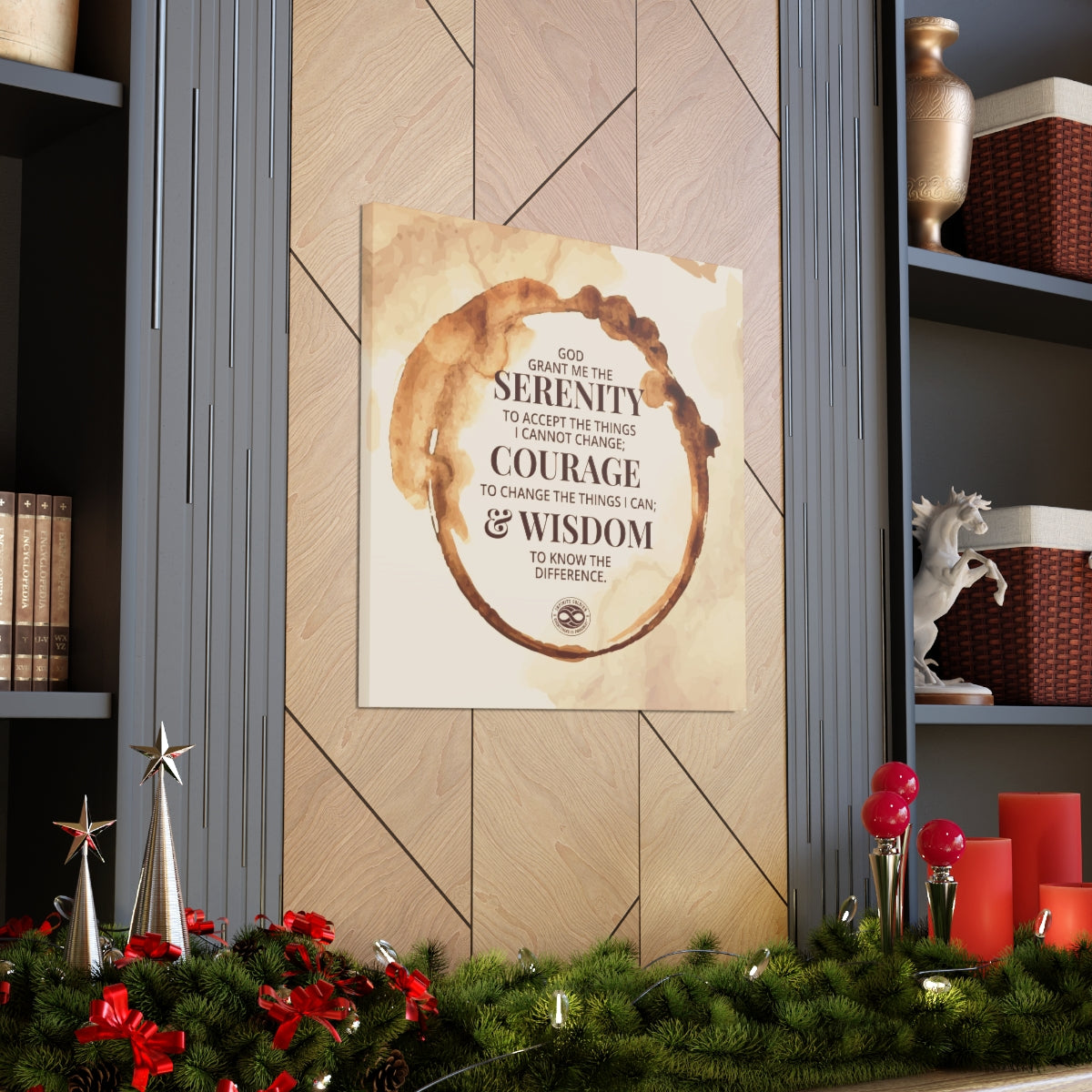 'Serenity Prayer' Mental Health Poster Wall Decor