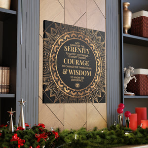 Serenity Prayer Canvas Poster Print