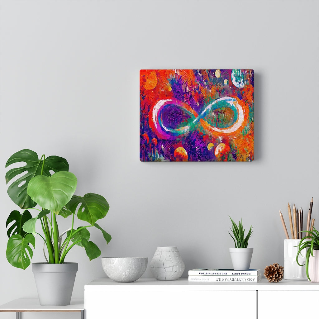 Infinite Galaxy Nature Inspired Canvas Wall Art, Floral Pictures, Flower Art, Wall Decor,  Painting,  Watercolors, Canvas Prints, Flowers