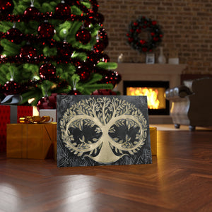 Infinity 'Tree Of Life' Black Chrome Wall Art