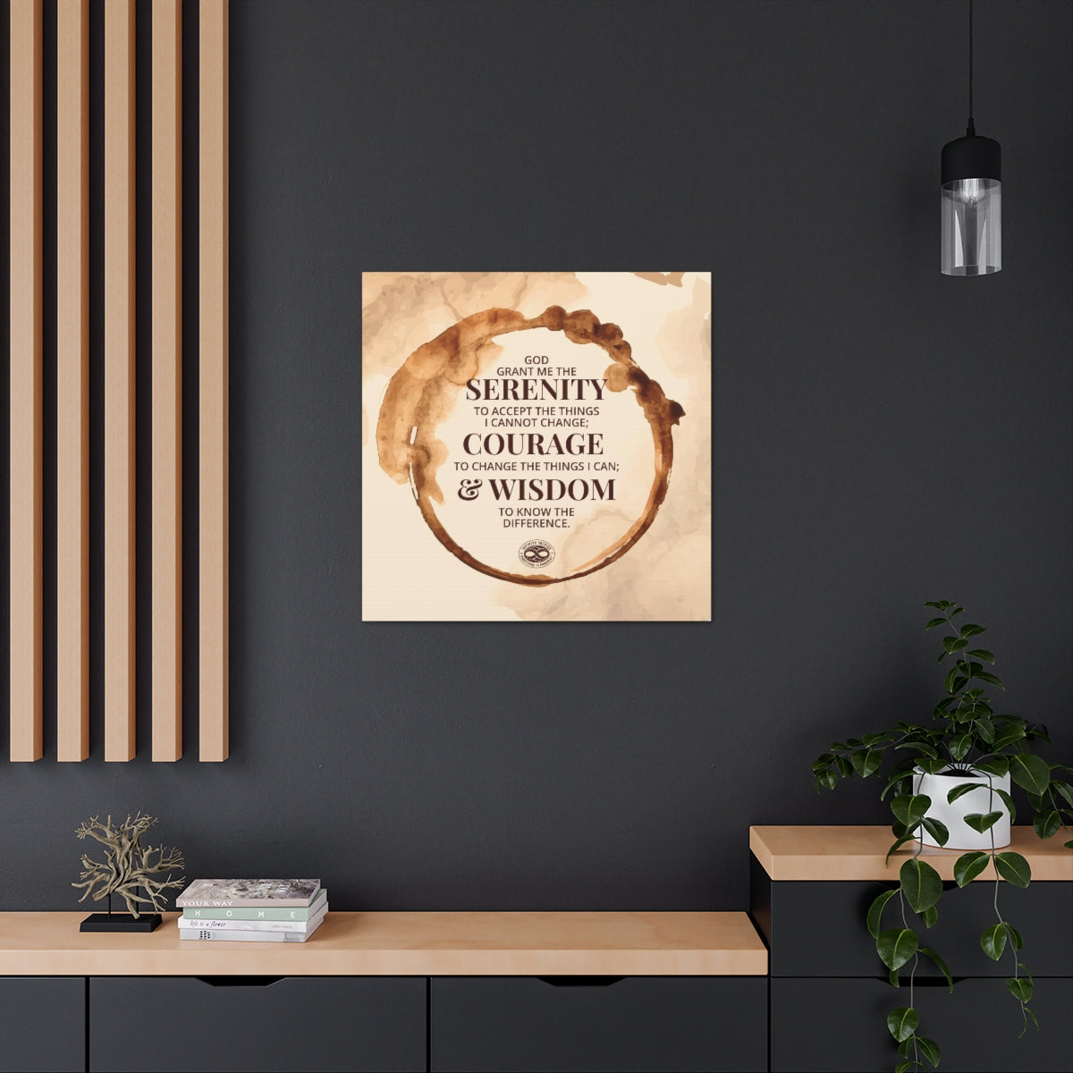 'Serenity Prayer' Mental Health Poster Wall Decor