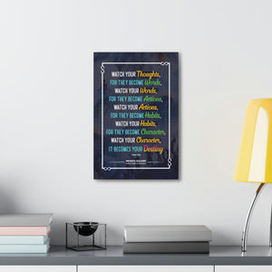 Lao Tzu Inspirational Quote Canvas Poster | Infinite Soldier