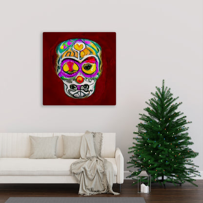 I will always remember you sugar skull infinity space radiant space retro