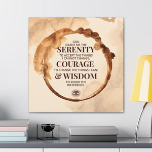 'Serenity Prayer' Mental Health Poster Wall Decor
